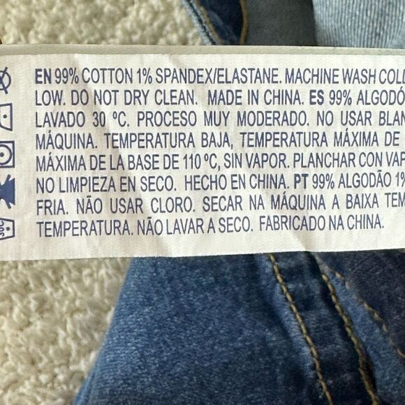 Forever 21 Jeans Womens Size 27 Y2K Flare Wide Leg Raw Hem High rise Denim New - Picture 10 of 10